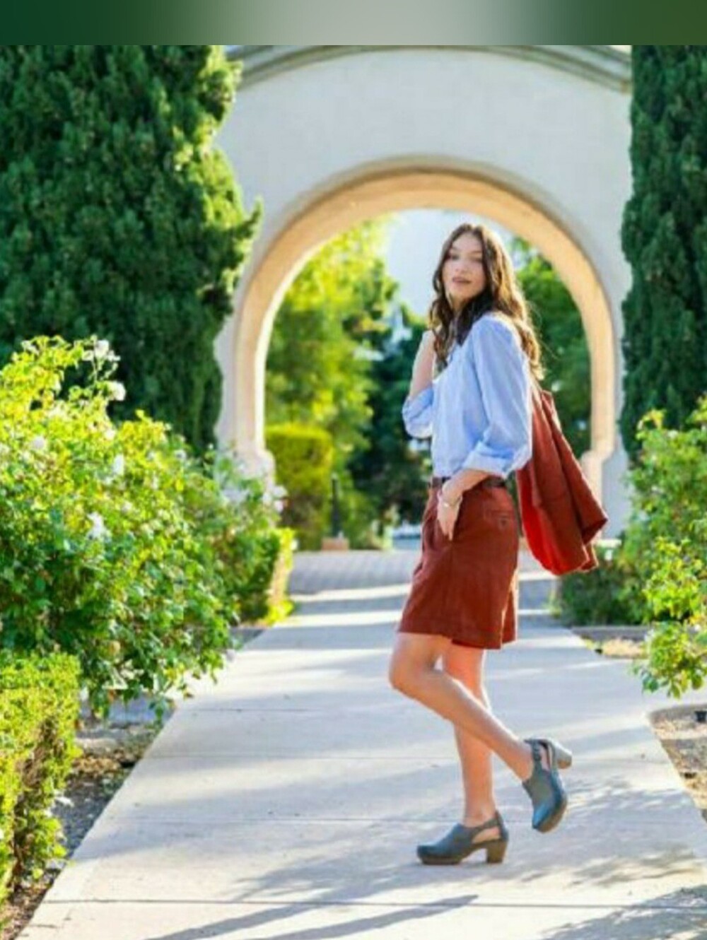 Breezy Blue Dansko Sassy Clogs Heel Pumps Slingback Sandal Shootie Cottage Boho♡ - Picture 5 of 12